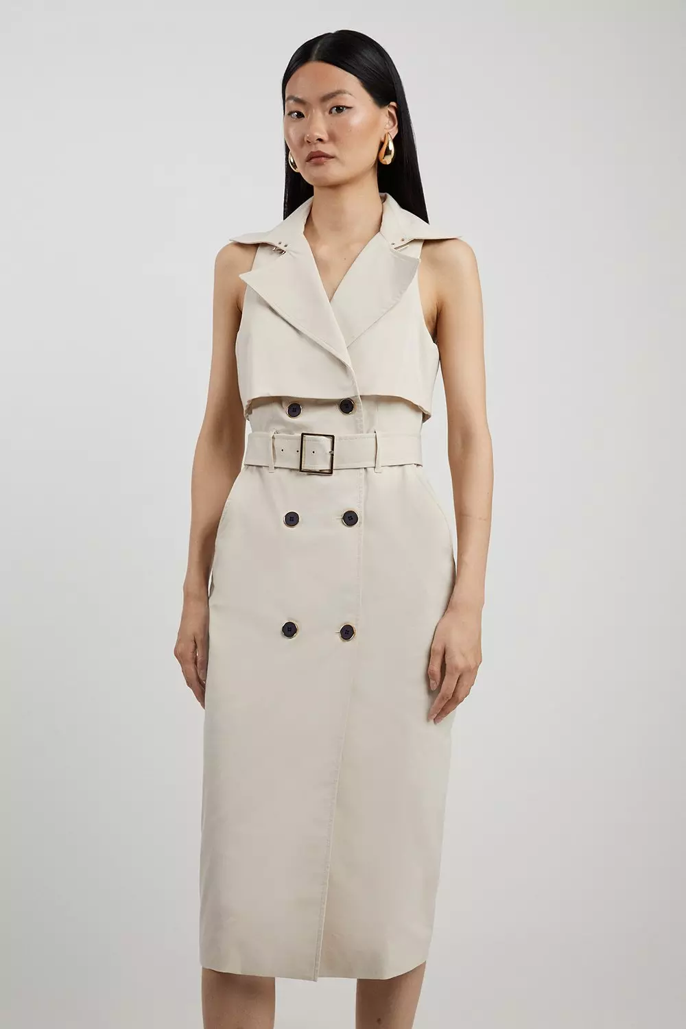 さらに100円引き◆ ◆Women's Milan Utility Dress Sleeveless Milano Shift Dress | Unison Label